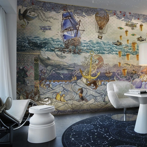 Carta da parati Atlantis di London Art