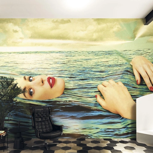 Carta da parati Be Water di London Art
