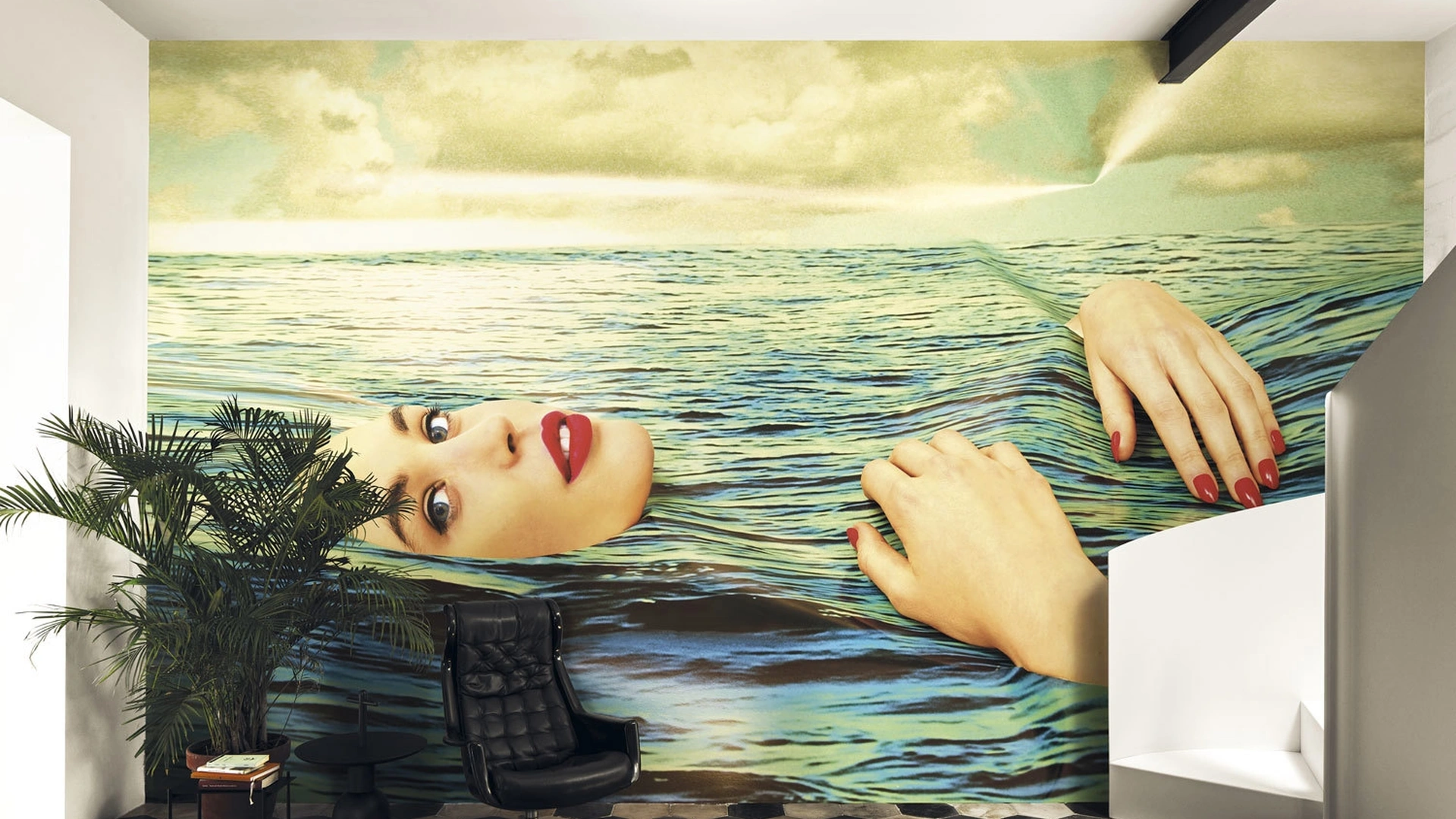 Carta da parati Be Water di London Art