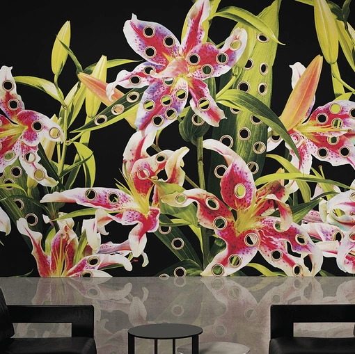 Carta da parati Holes of Paradise di London Art