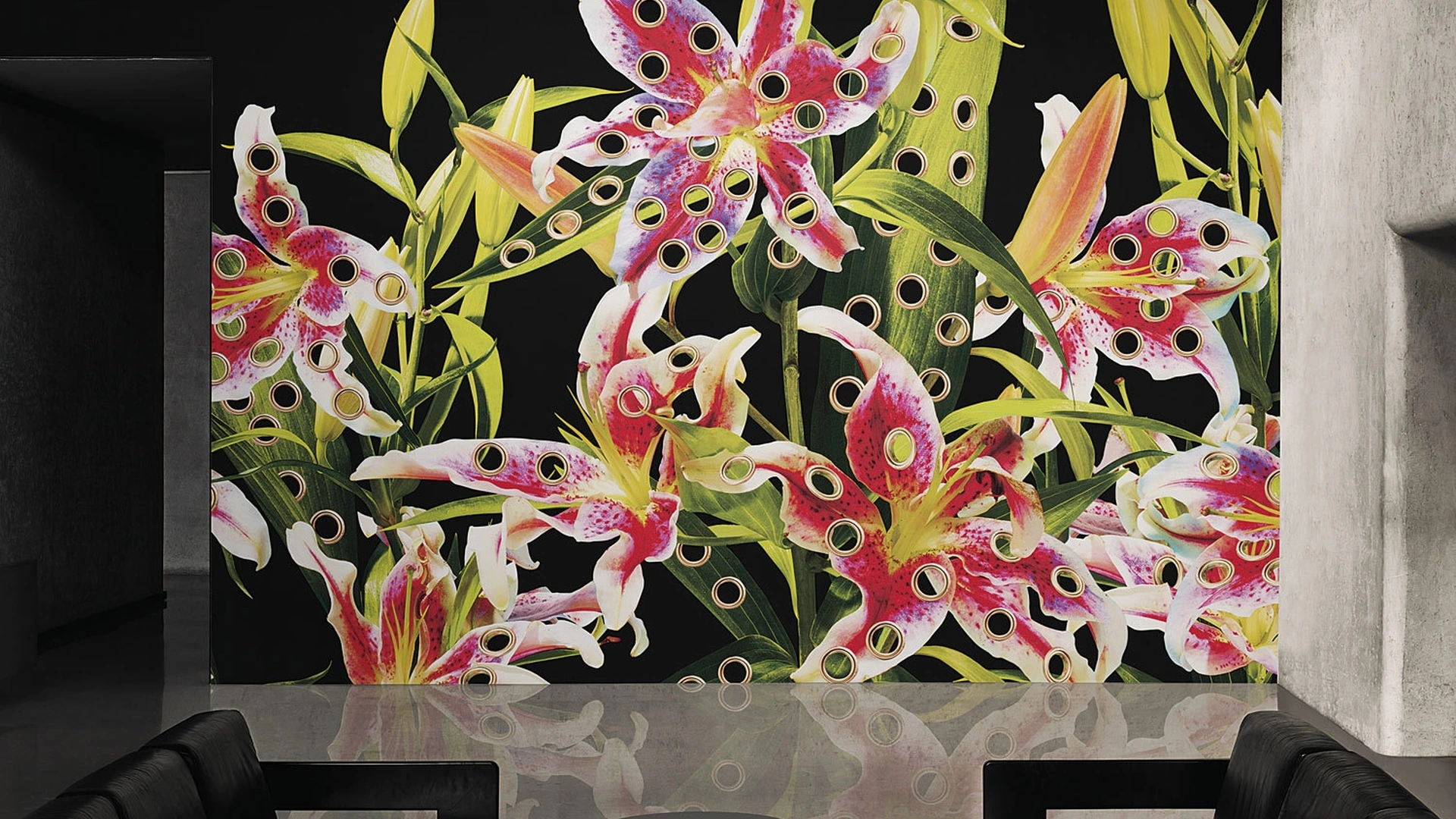 Carta da parati Holes of Paradise di London Art