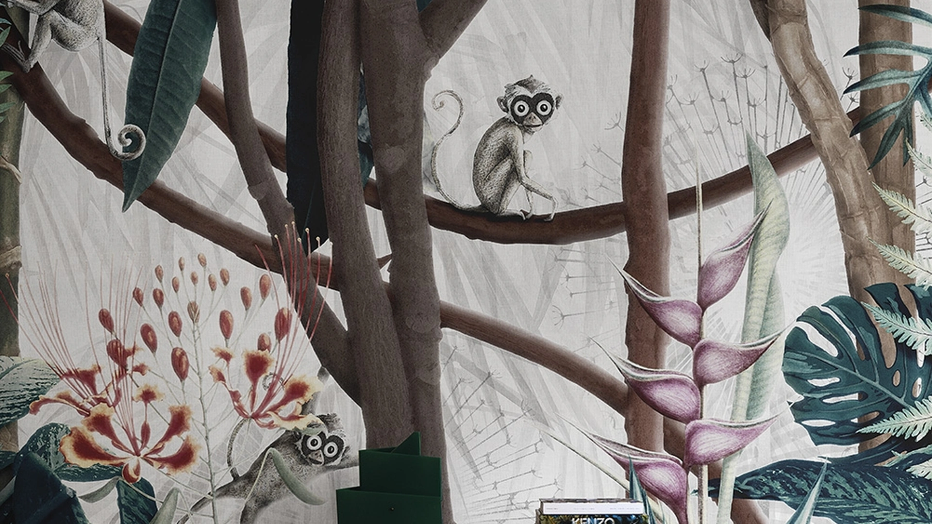 Carta da parati Looks in the Forest di London Art