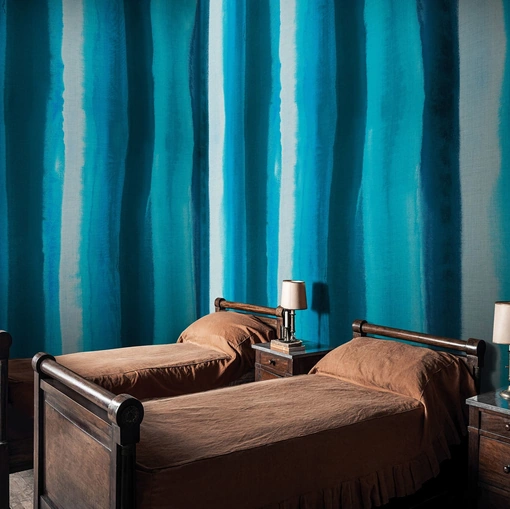 Carta da parati Soft Stripe Clouds di London Art