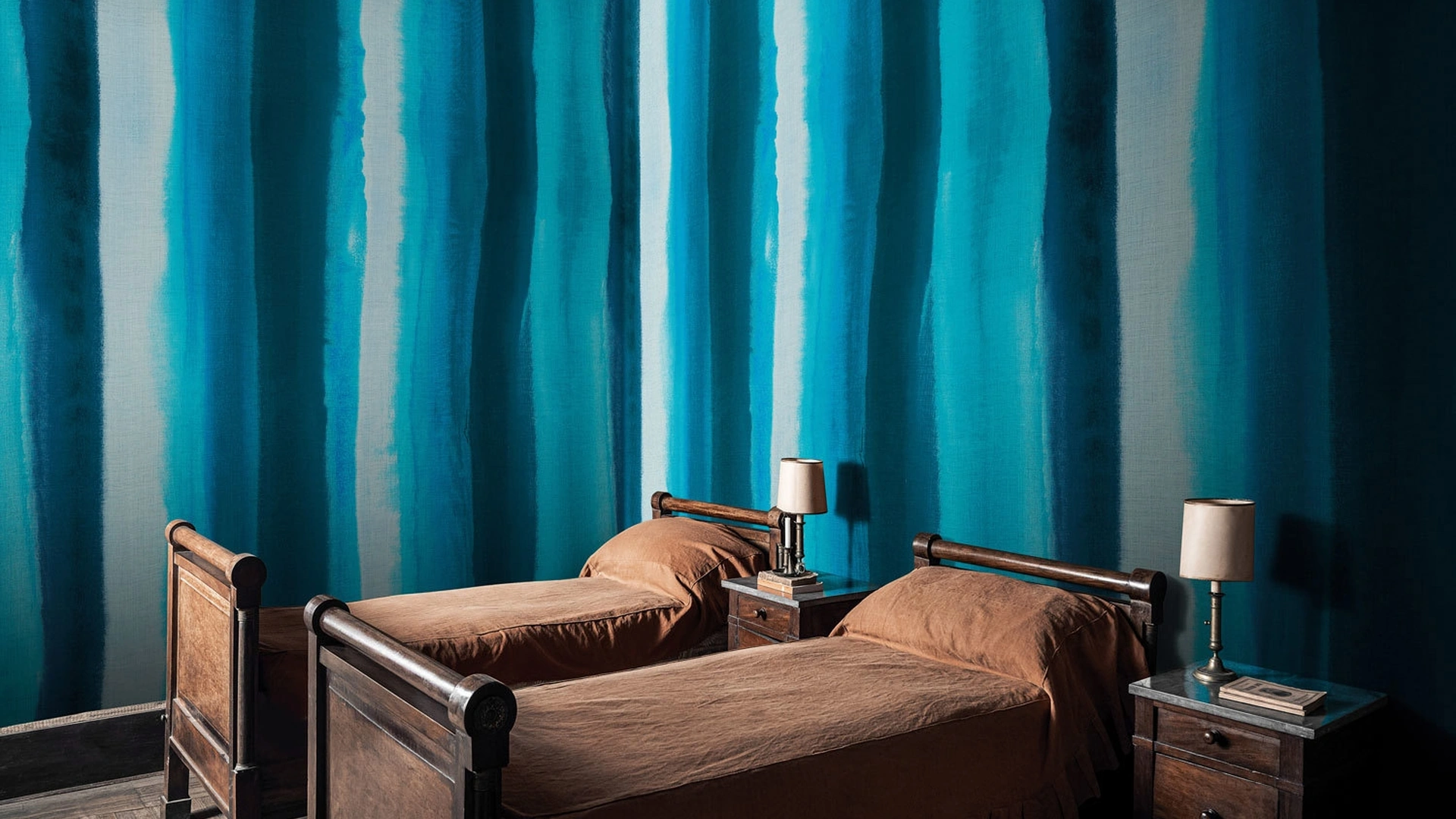 Carta da parati Soft Stripe Clouds di London Art
