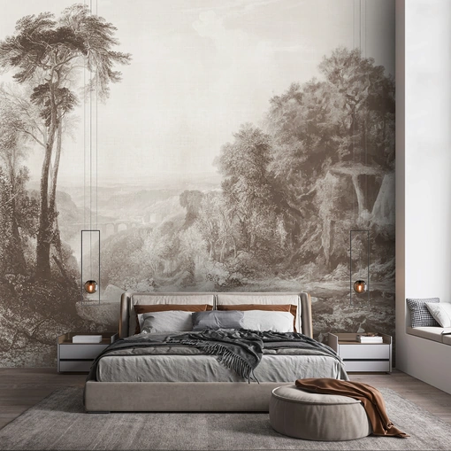 Carta da parati Wallpainting River di Adriani e Rossi