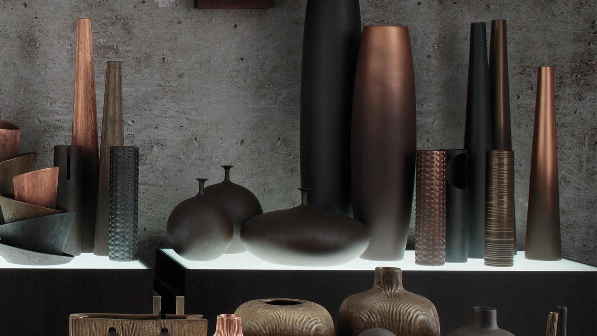 Vasi Metallic Selection di Adriani e Rossi