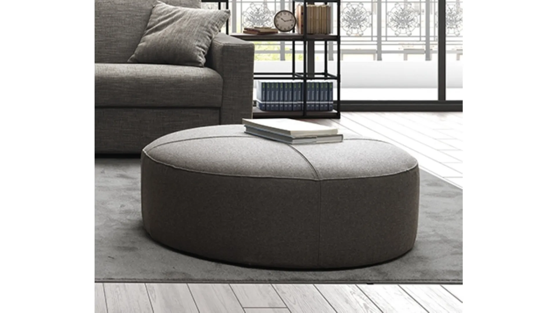 Pouf Wheel di Barzaghi Salotti