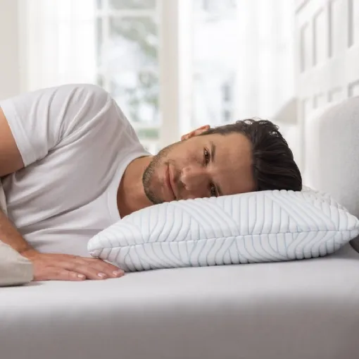 Cuscino ergonomico tradizionale Comfort SmartCool feeling morbido o medio rigido di Tempur