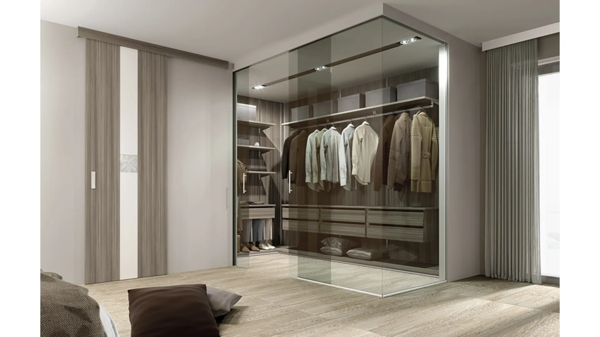 Cabina Armadio Clean di Pozzi Armadi