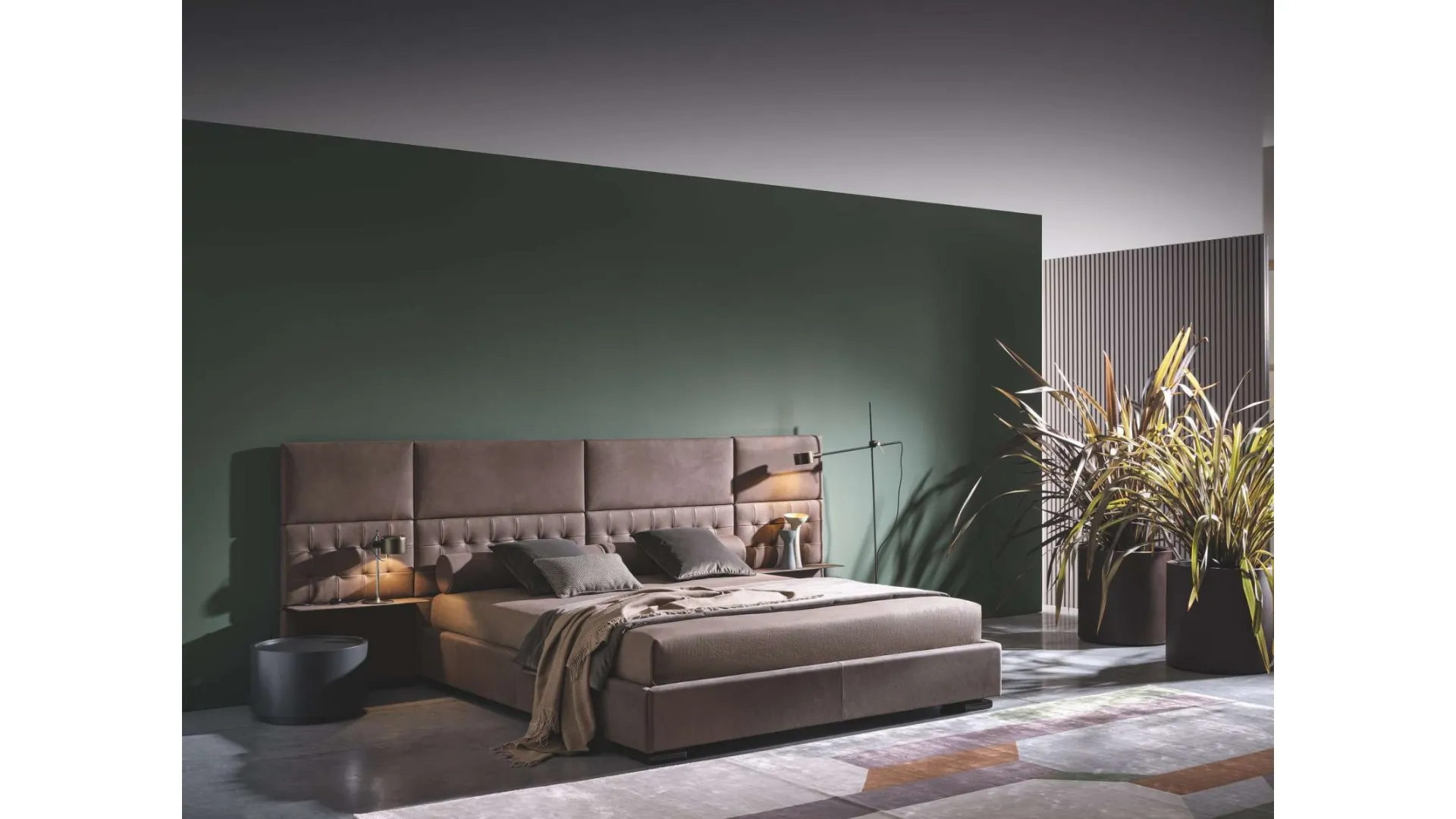 Letto matrimoniale Boiserie Marlene di Twils