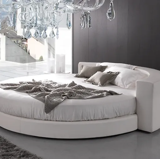Letto rotondo Full moon di Barzaghi Salotti