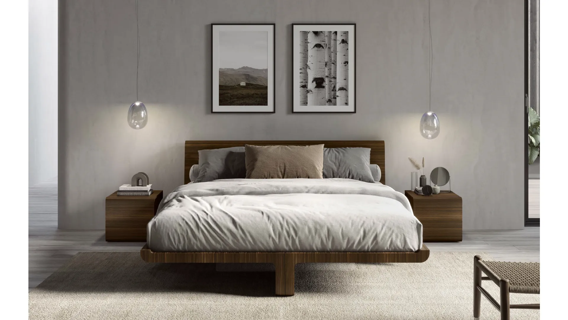 Letto di design Volo di Fimar
