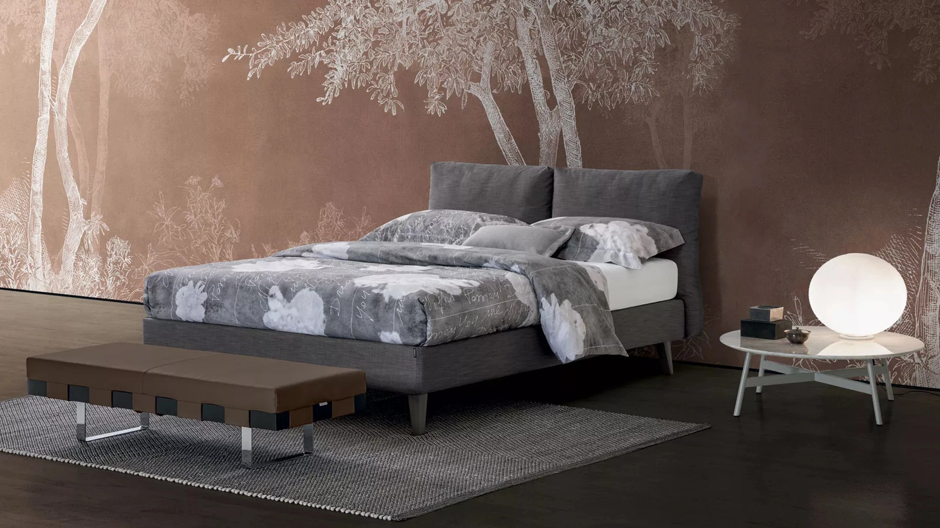 Letto con contenitore Urbano di Oggioni