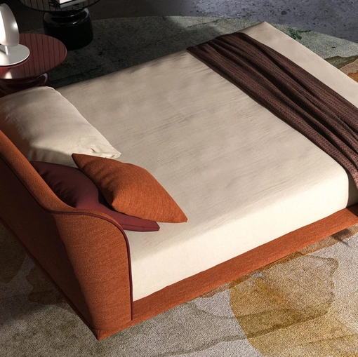 Letto in tessuto Shell di Biba Salotti