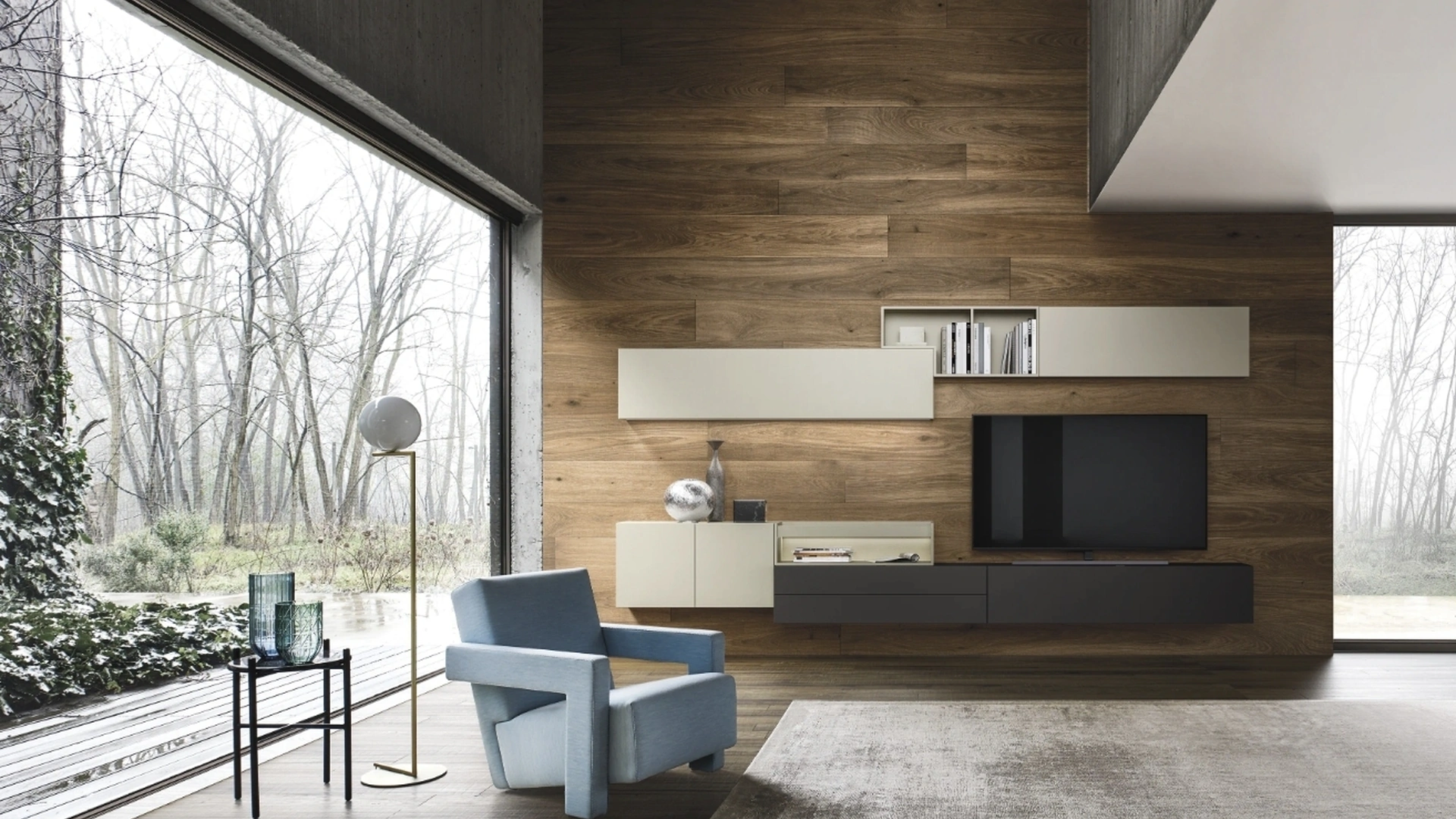 Parete Attrezzata Lampo 019 di Sangiacomo