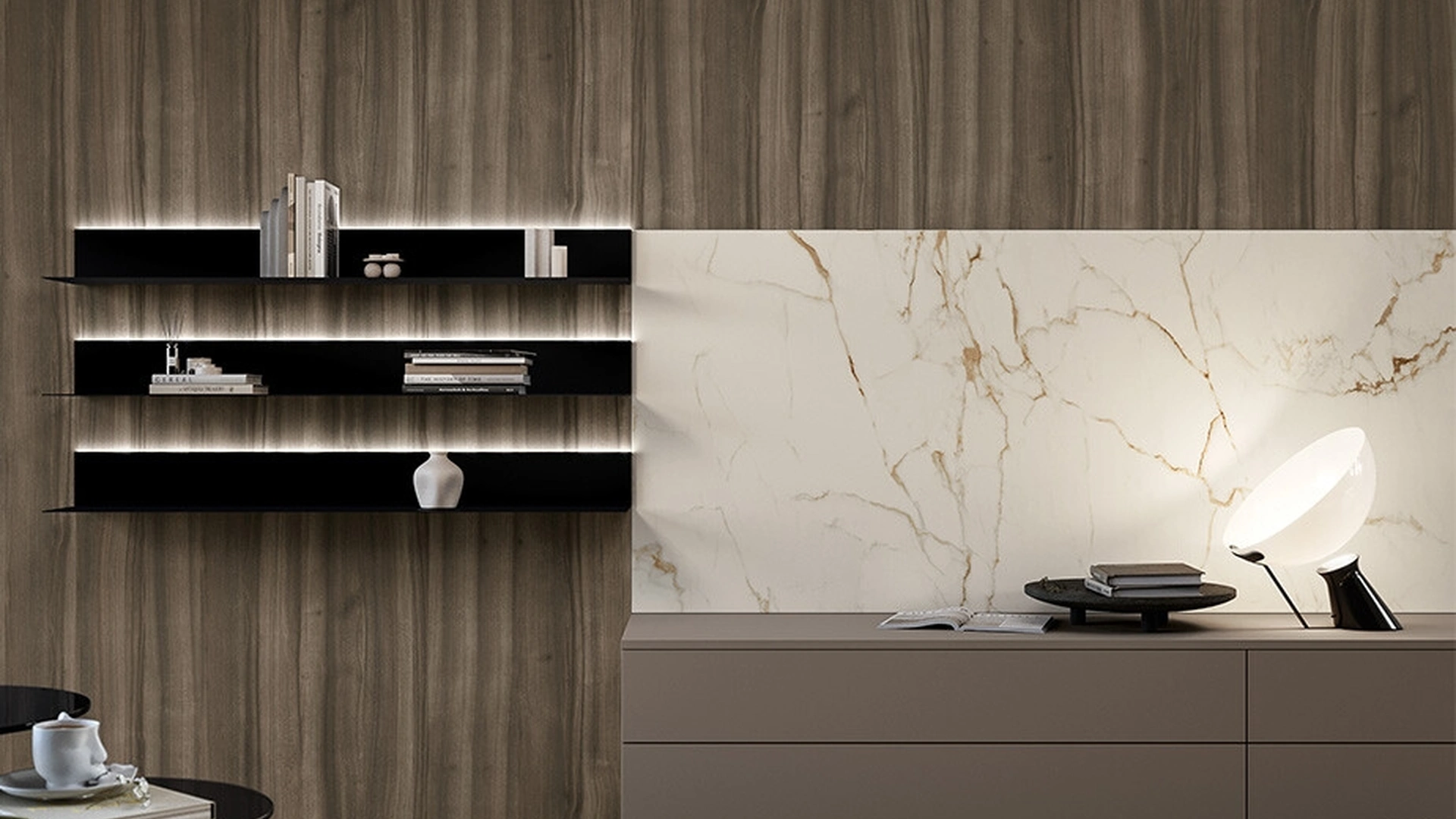 Parete Attrezzata Living Cloe di Arredo3