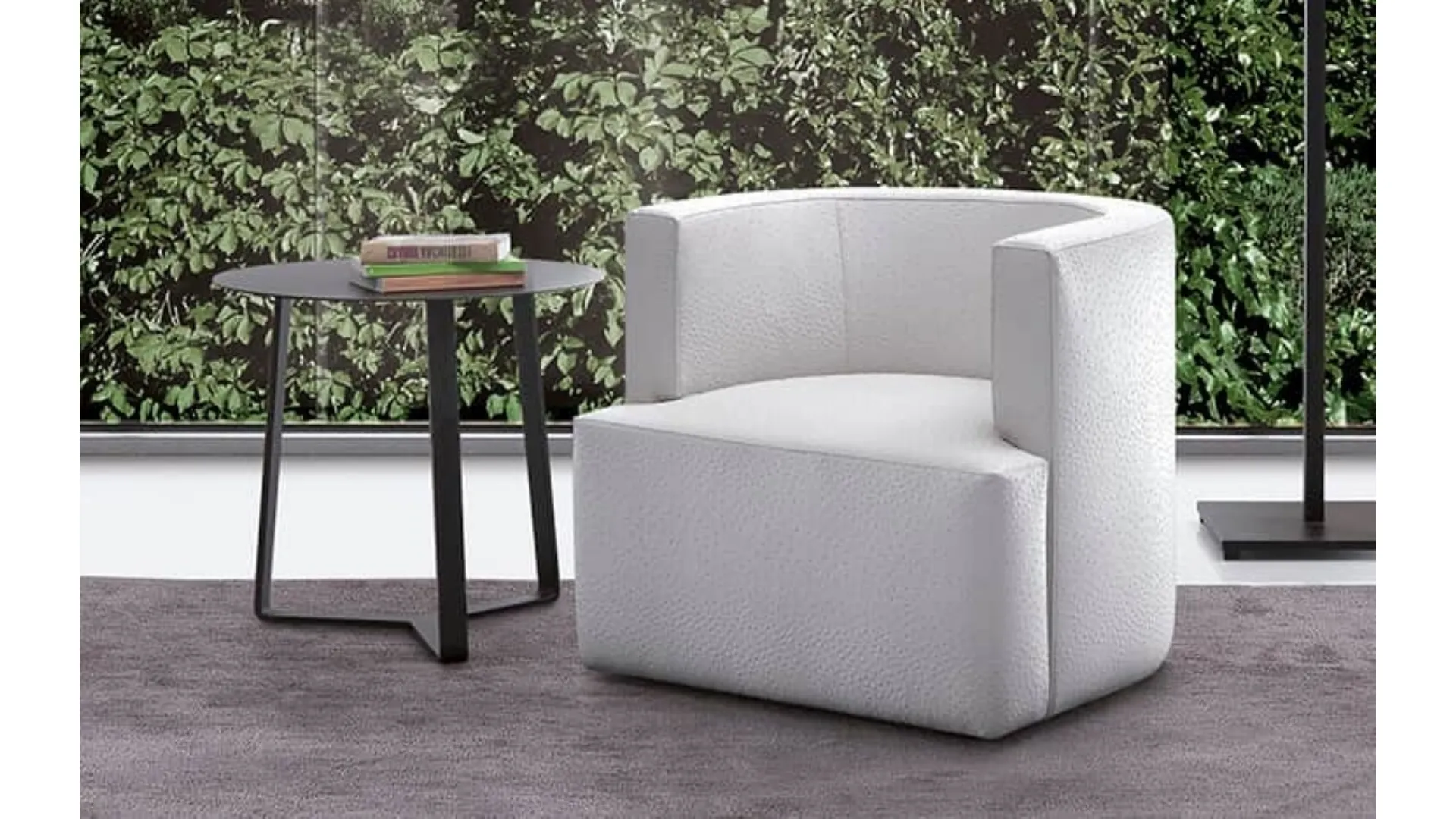 Poltroncina in pelle Mood di Barzaghi Salotti