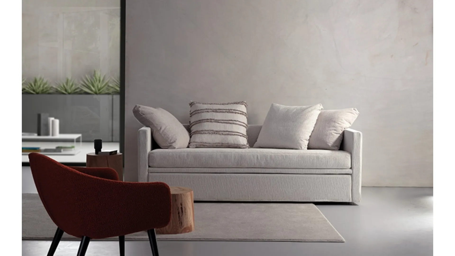 Divano Letto Duplo di Barzaghi Salotti