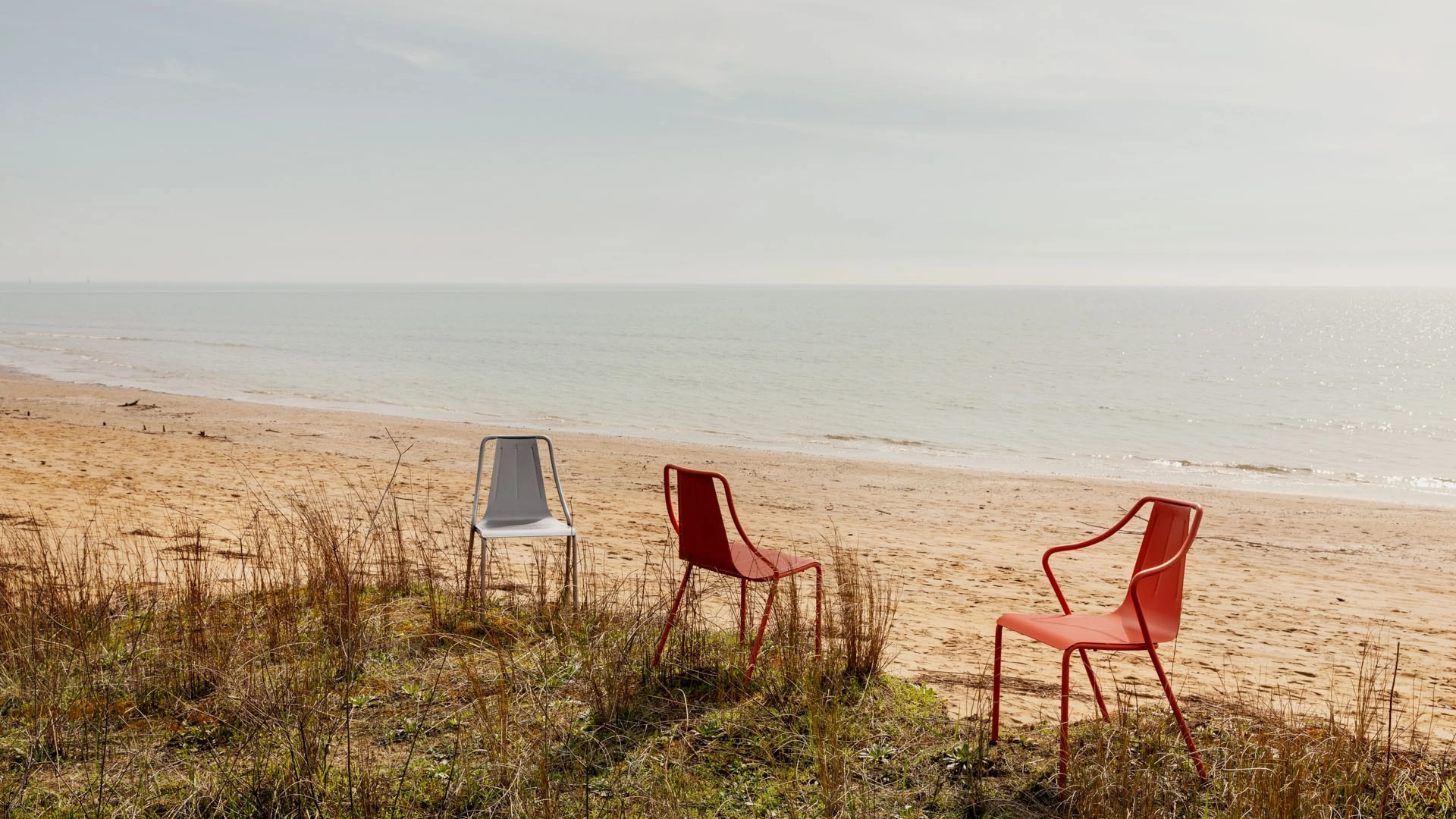 Sedia in metallo Ola di Midj