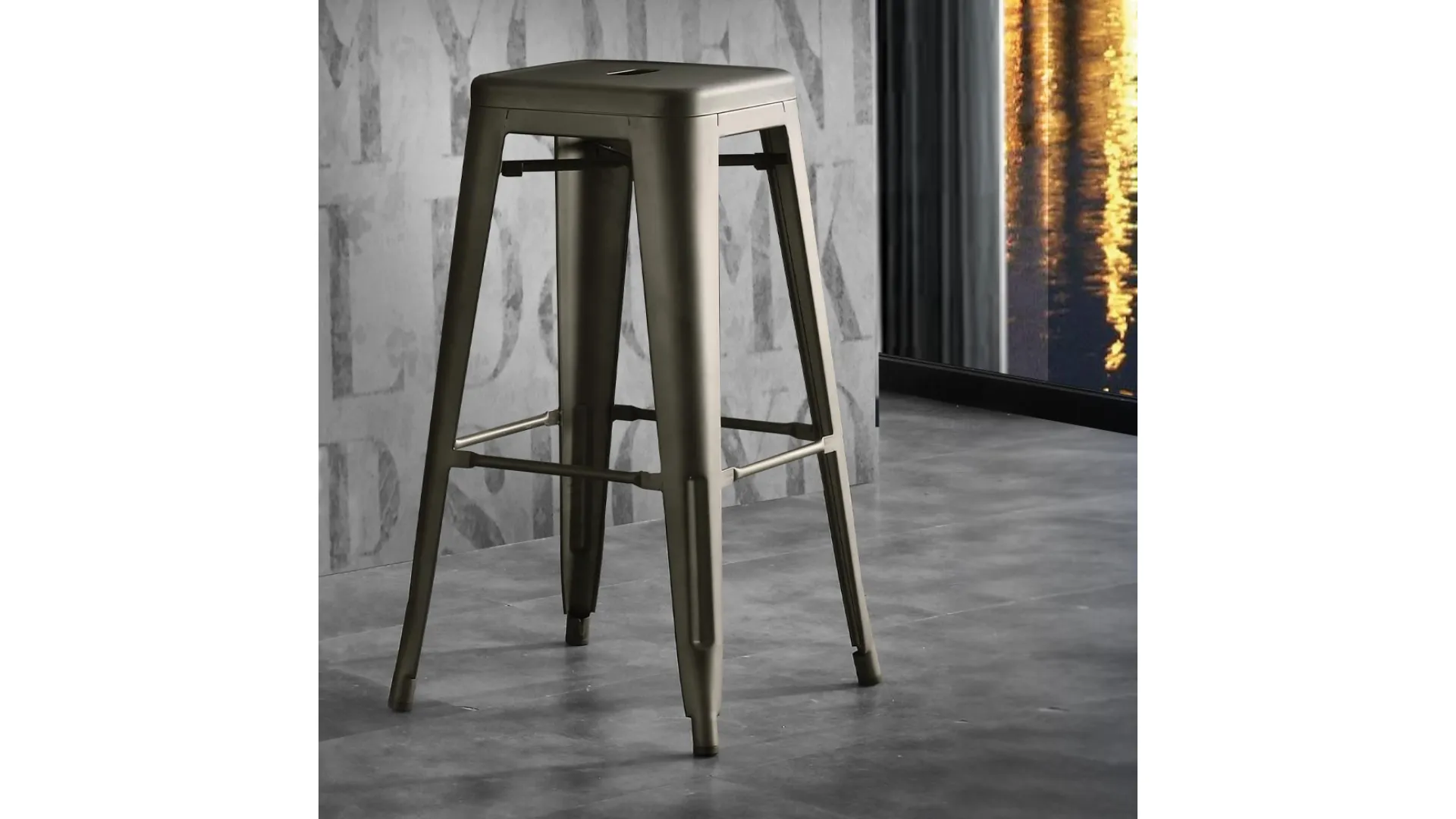 Sgabello Route 66 Stool 74 di La Seggiola