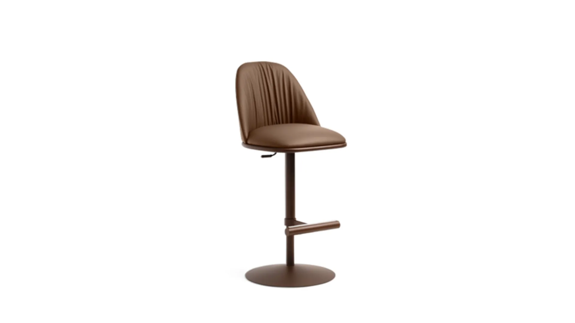Sgabello girevole Lea Deluxe di Midj