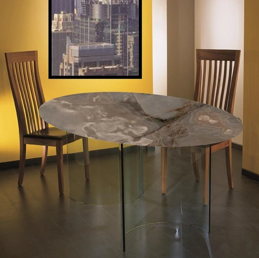 Tavolo ovale Ovidio de La Vetreria