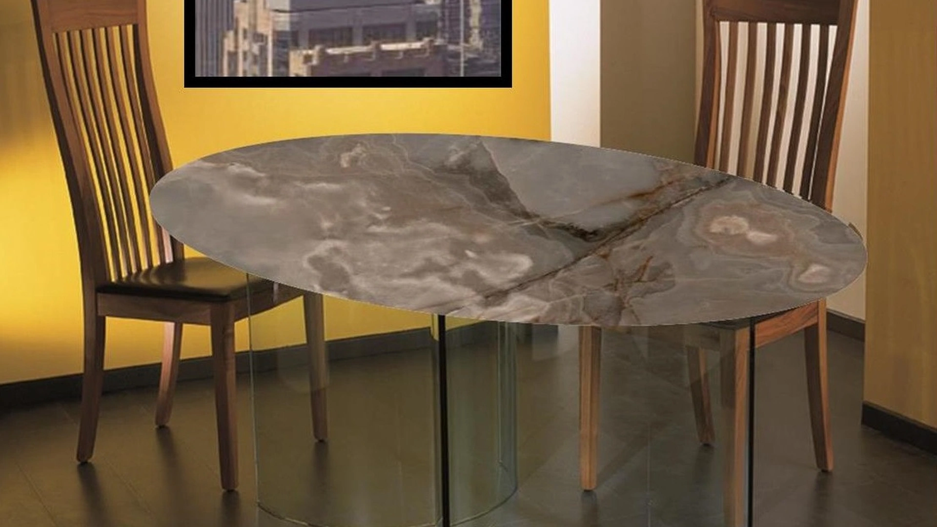 Tavolo ovale Ovidio de La Vetreria