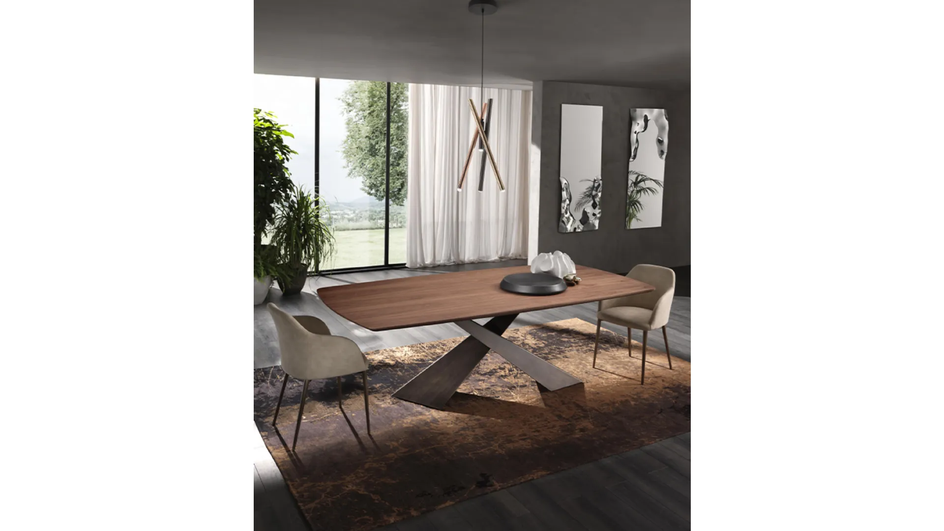 Tavolo Living Legno di Riflessi