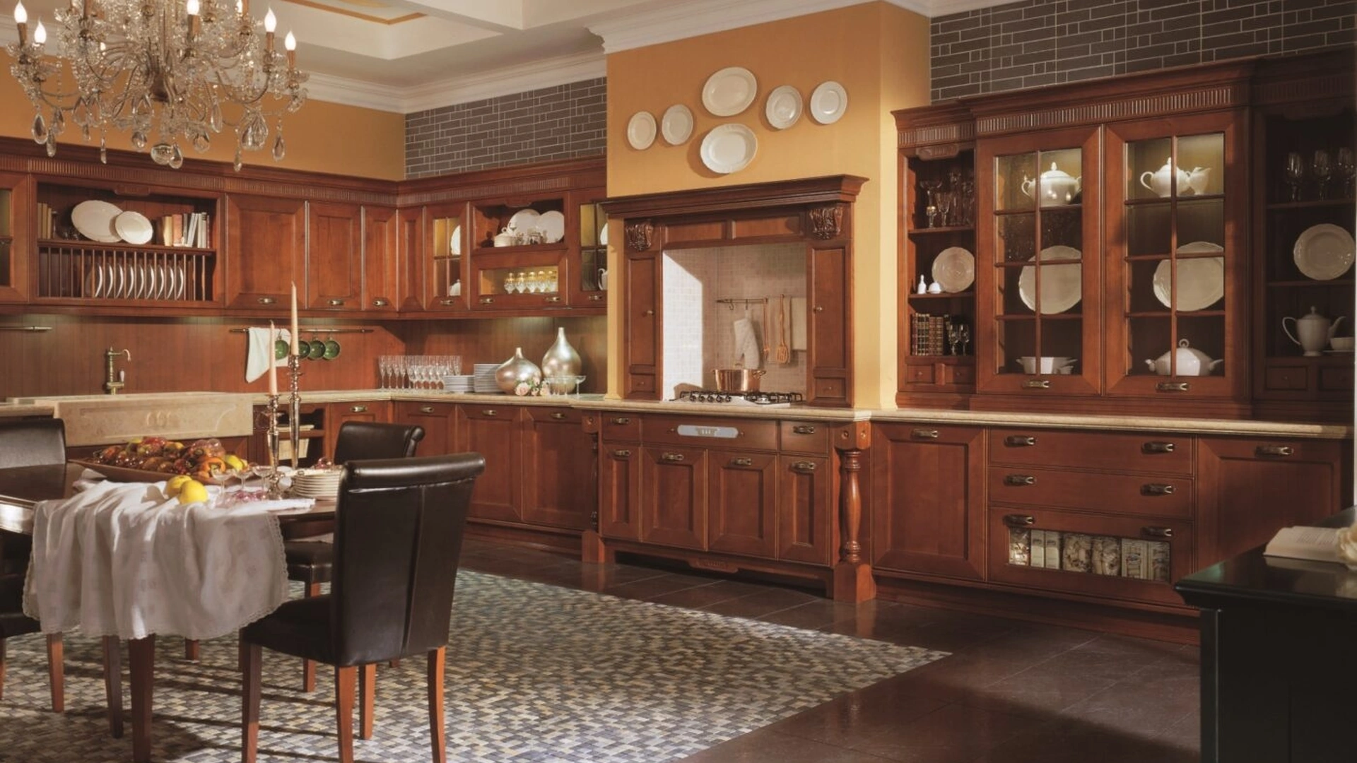 Cucina Classica Opera angolare di Aster Cucine
