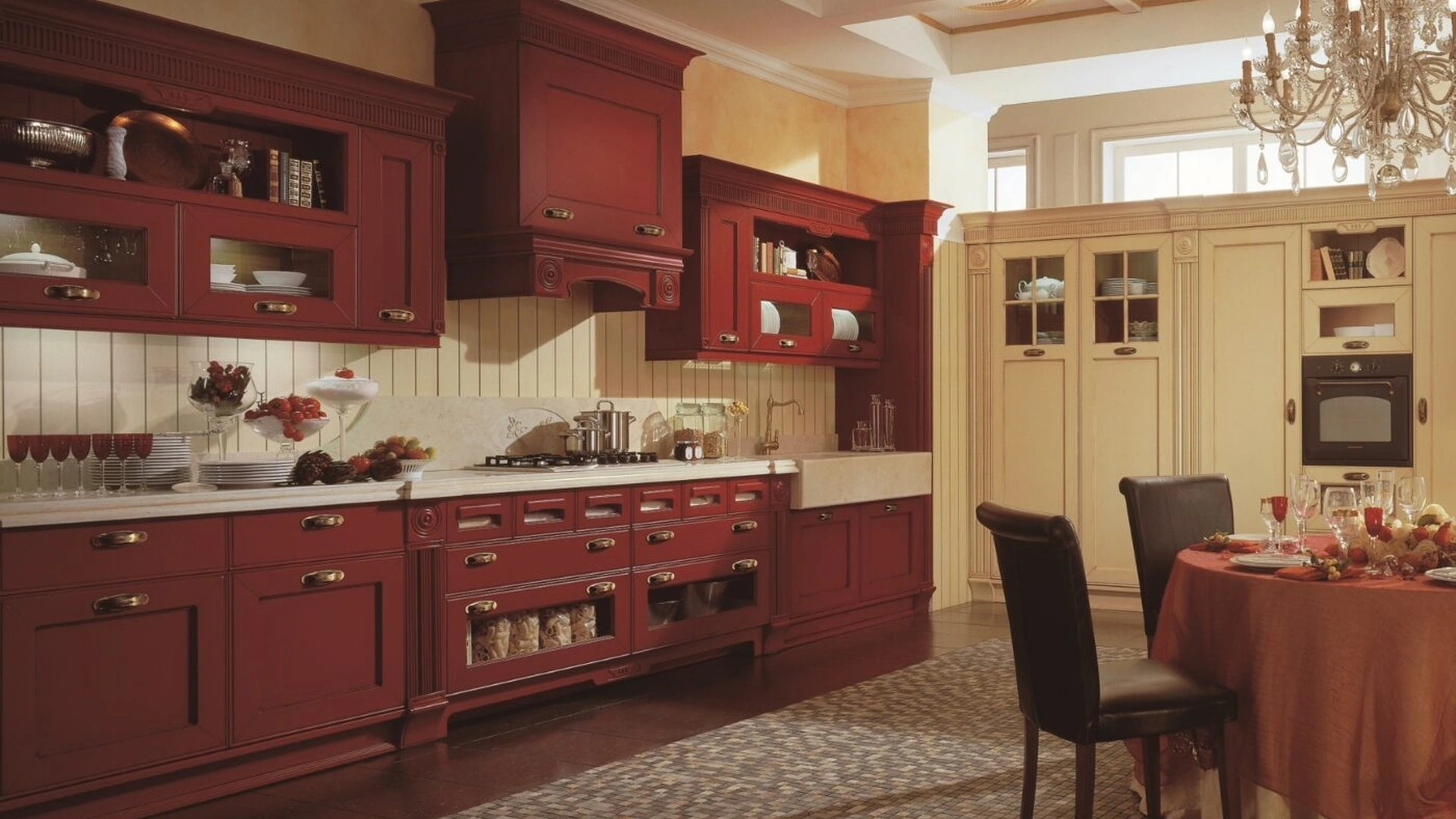 Cucina Classica Opera angolare di Aster Cucine