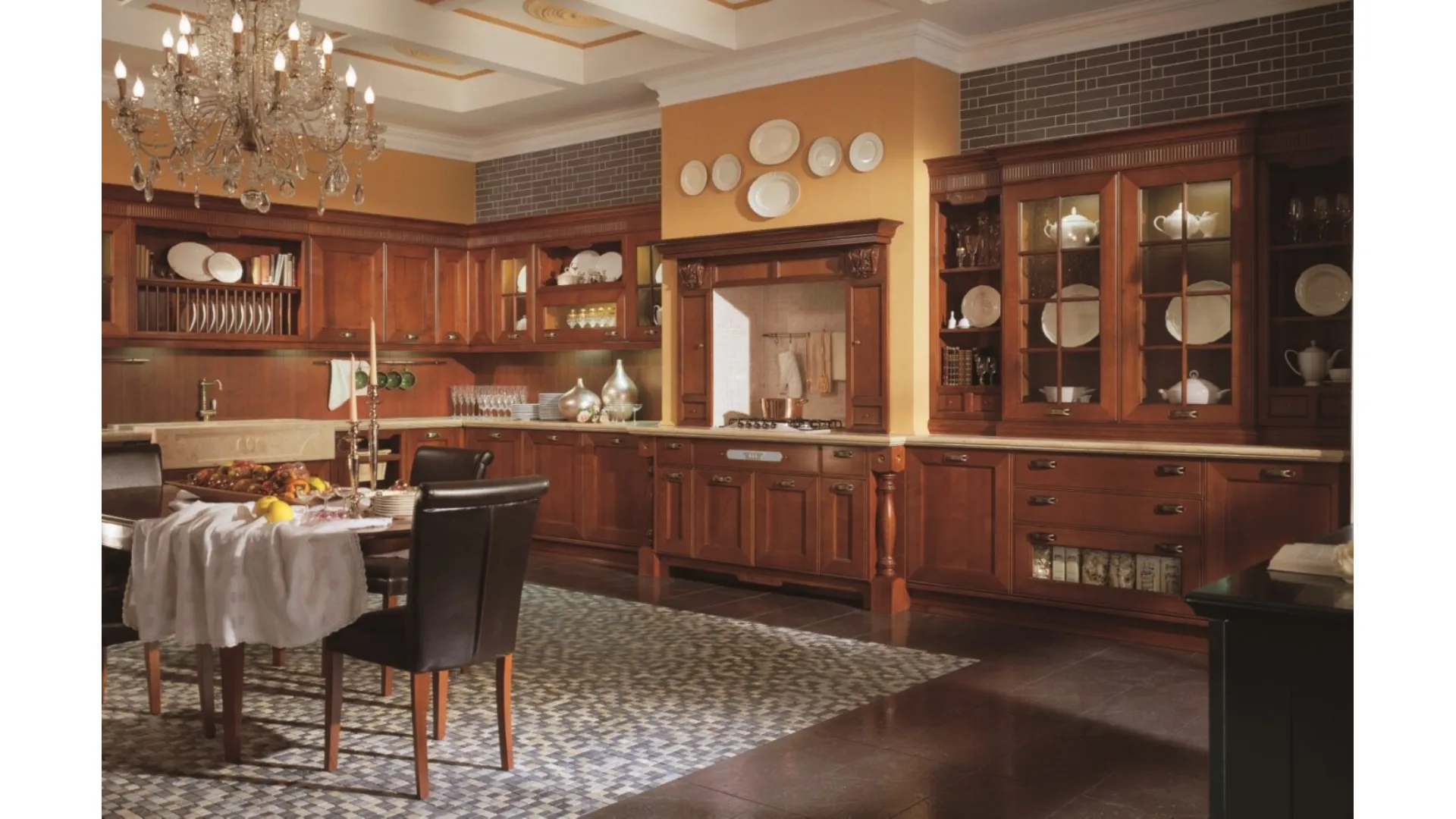 Cucina Classica angolare Opera di Aster Cucine