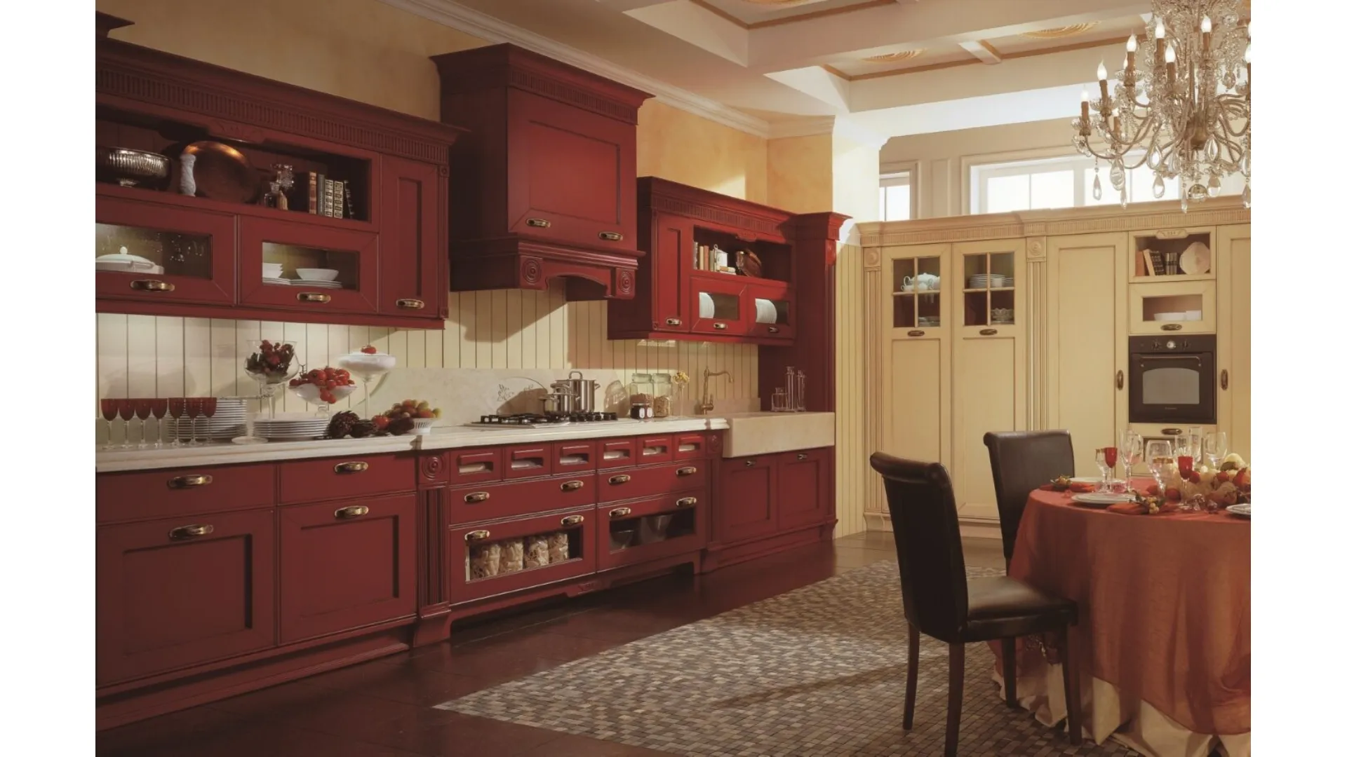 Cucina Classica lineare Opera di Aster Cucine