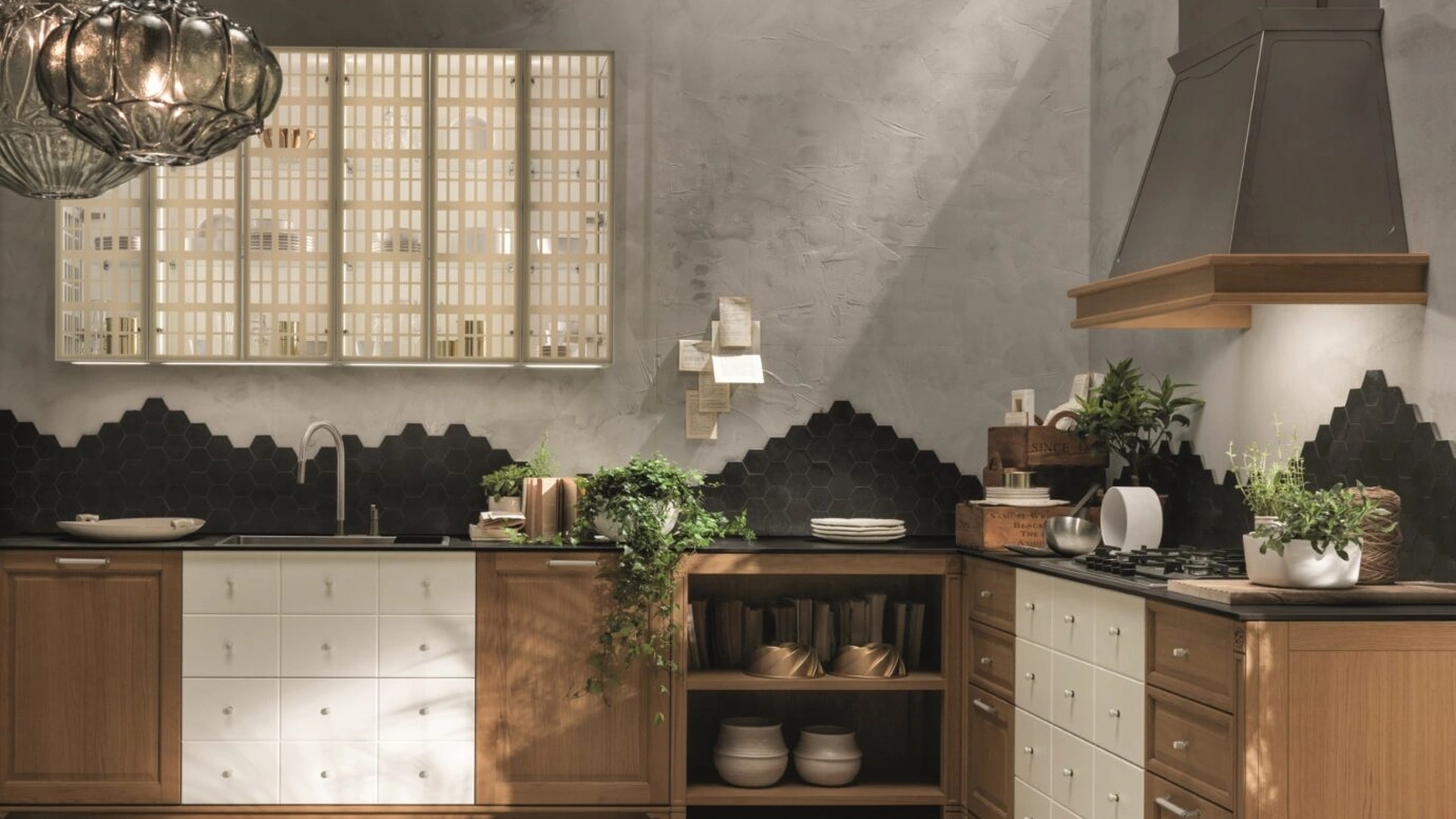 Cucina Classica Portrait angolare di Aster Cucine