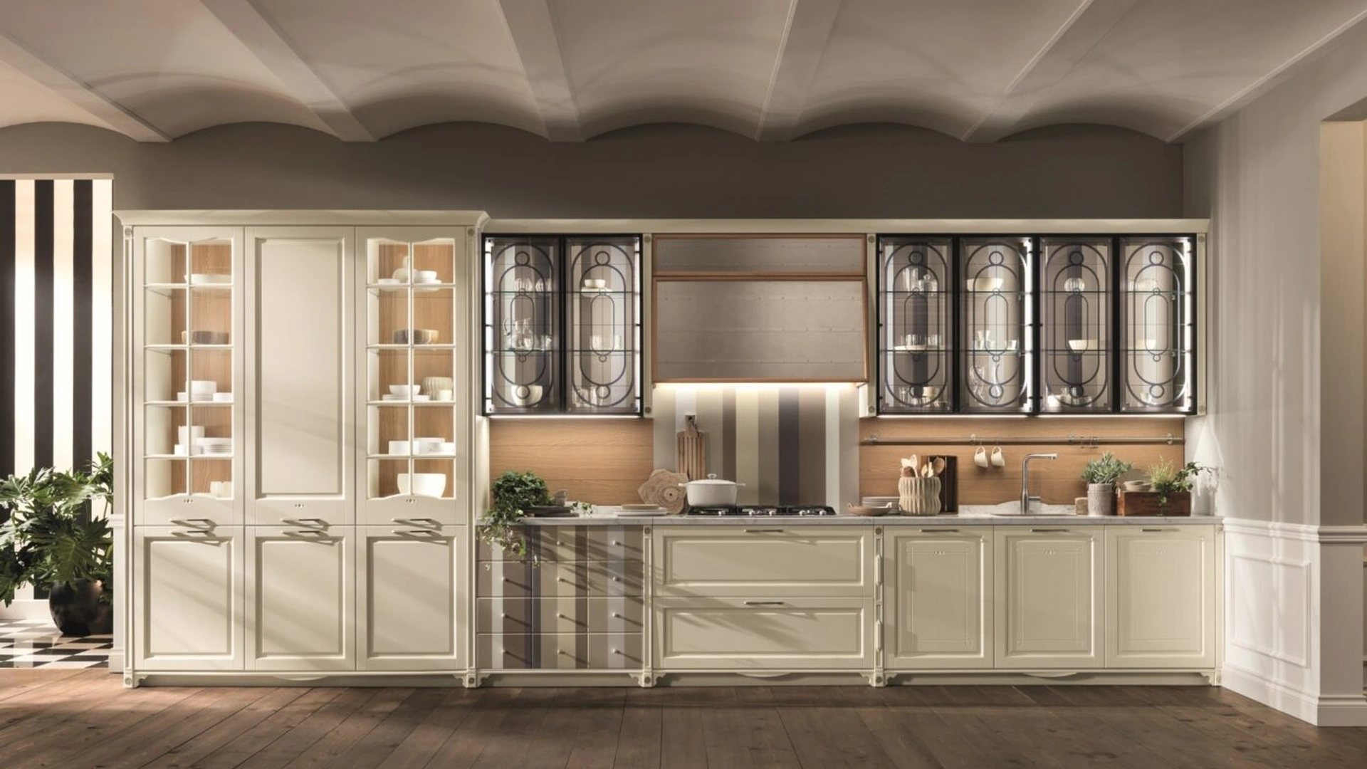 Cucina Classica Portrait lineare di Aster Cucine