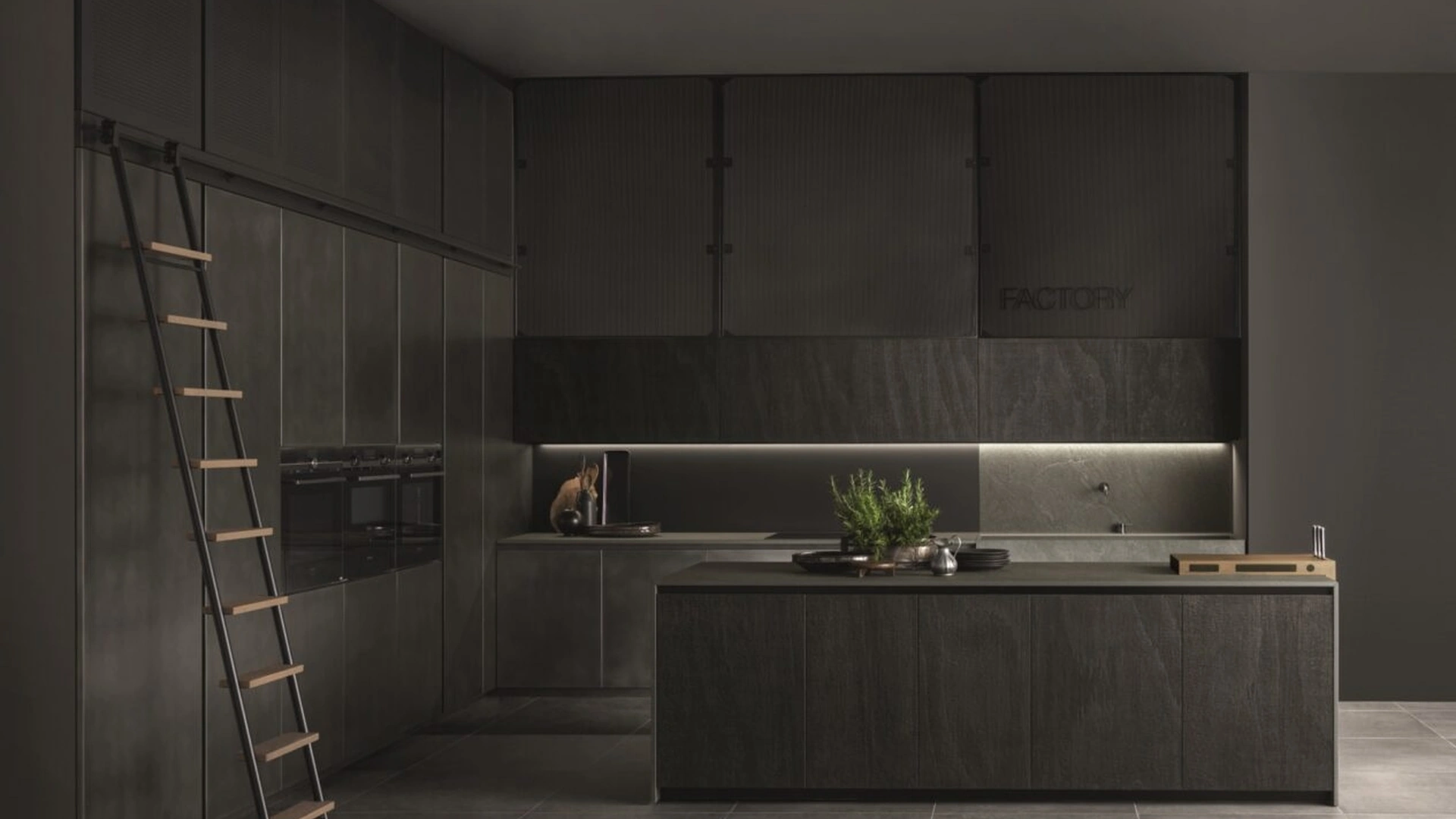 Cucina Design Factory con isola di Aster Cucine