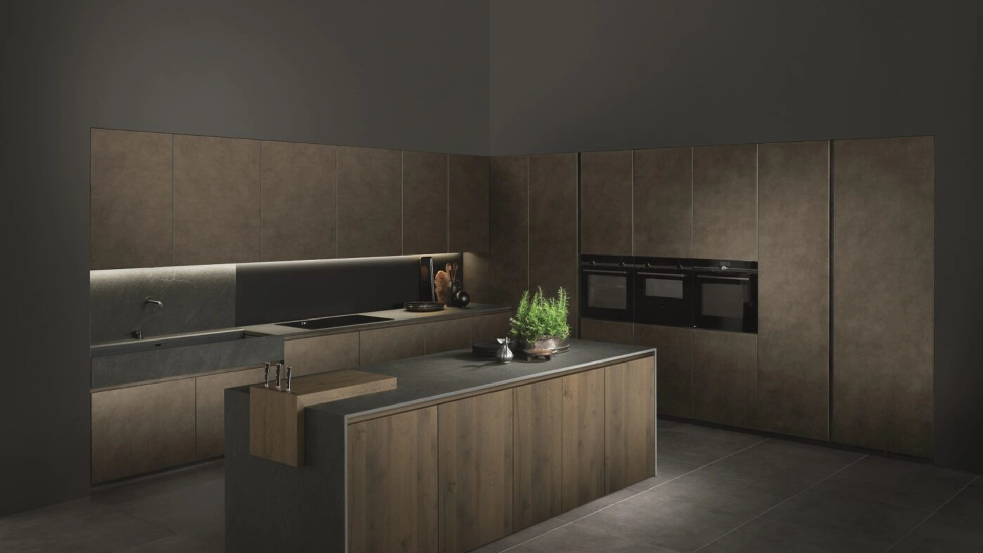 Cucina Design Factory con isola di Aster Cucine