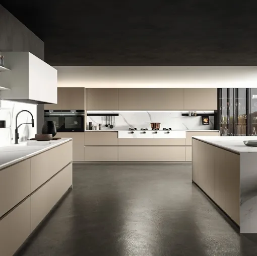 Cucina Design con isola Atelier di Aster Cucine