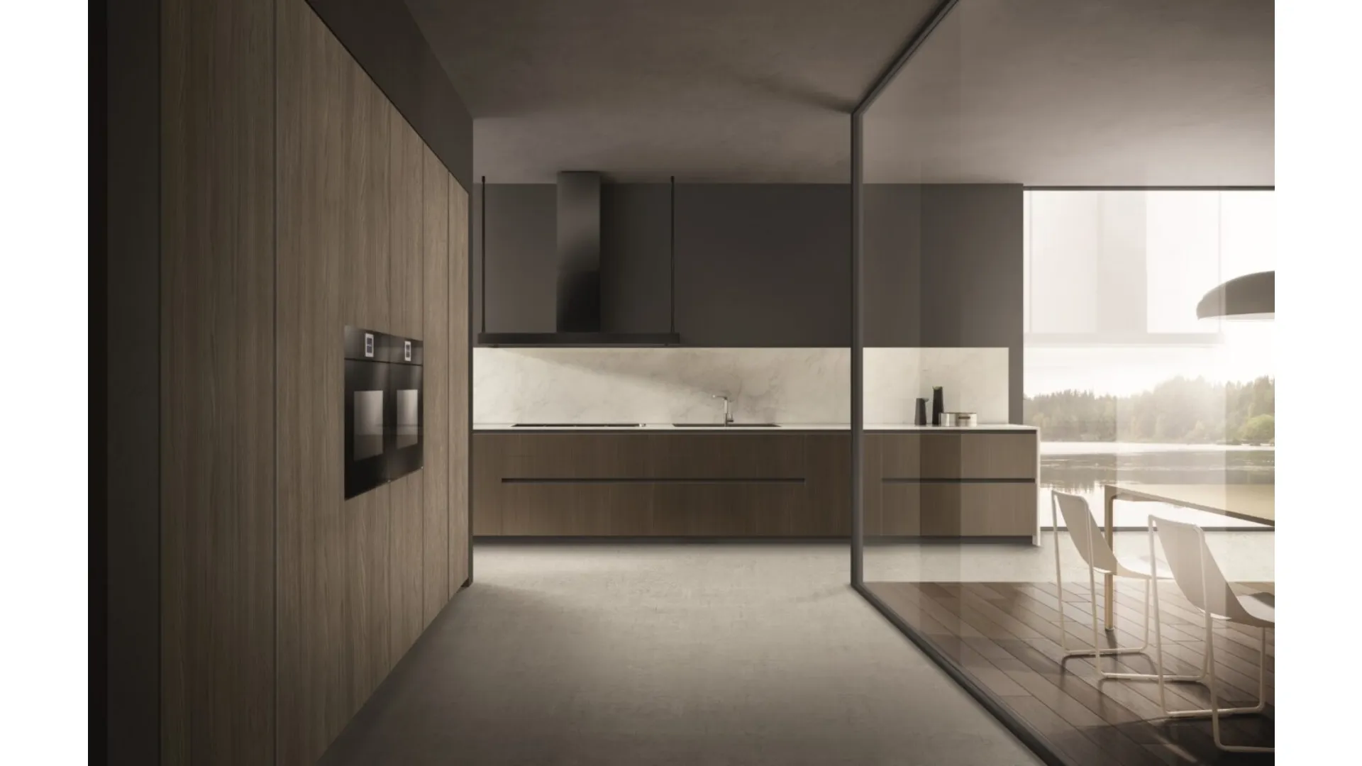 Cucina Design ad angolo Atelier di Aster Cucine