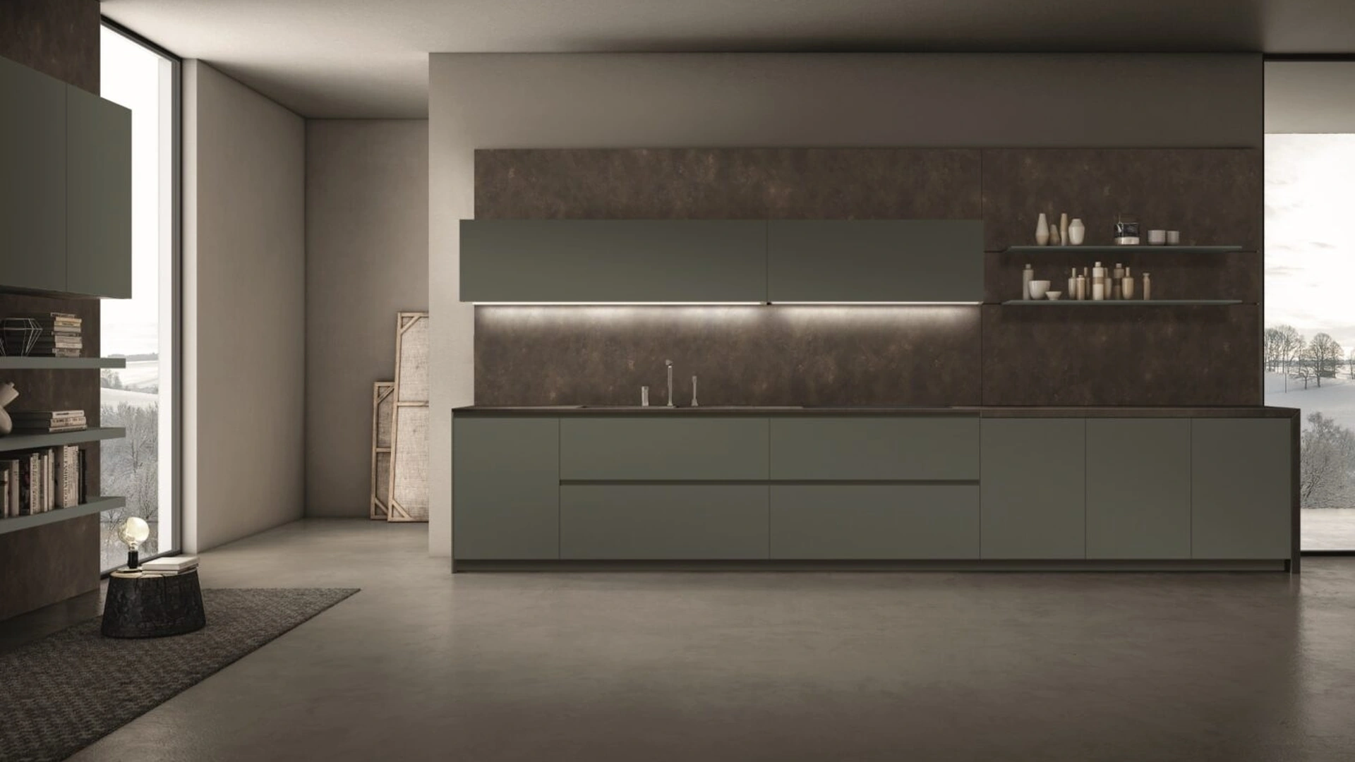 Cucina Design Atelier lineare di Aster Cucine