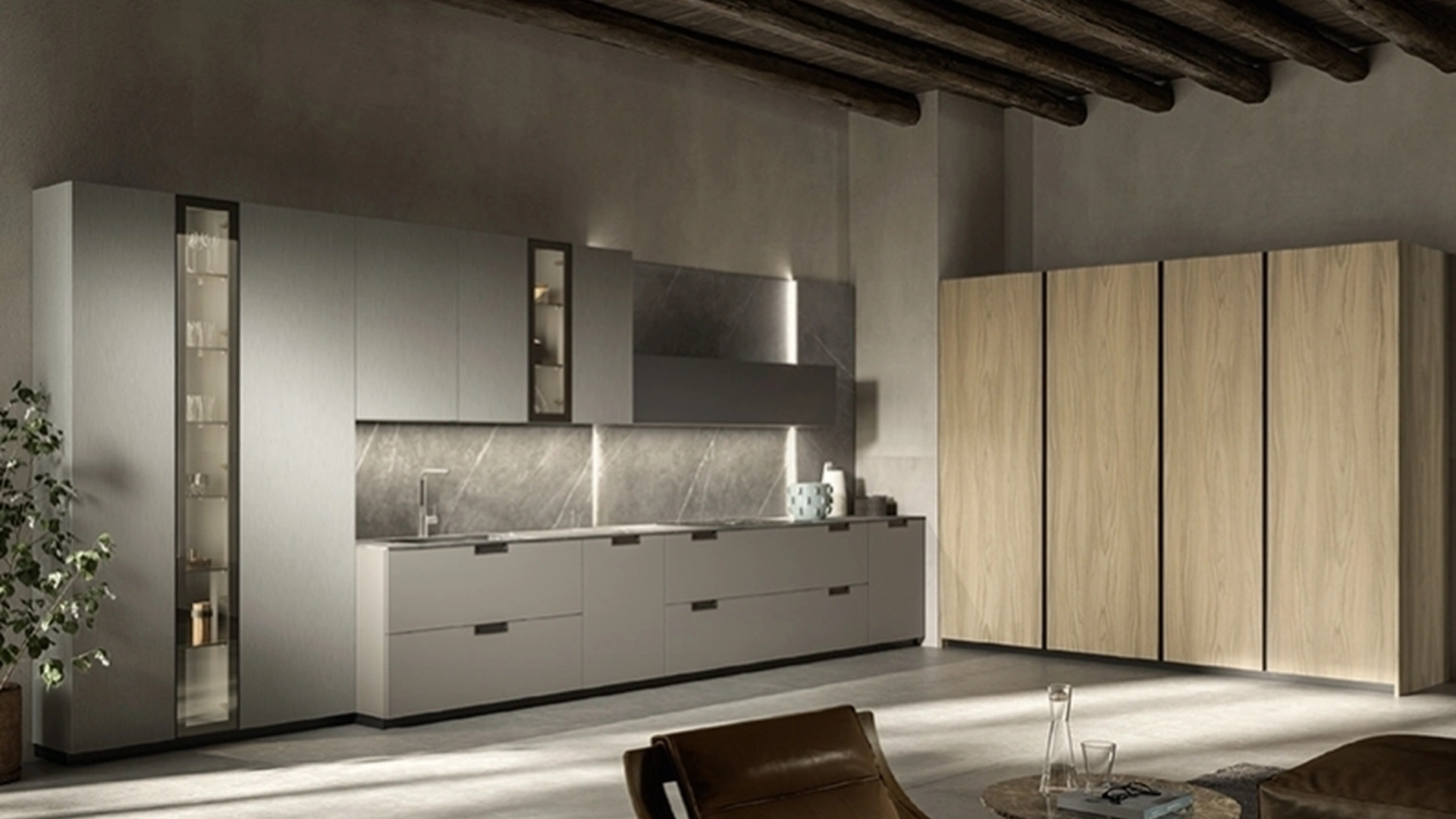 Cucina Design Atelier lineare di Aster Cucine