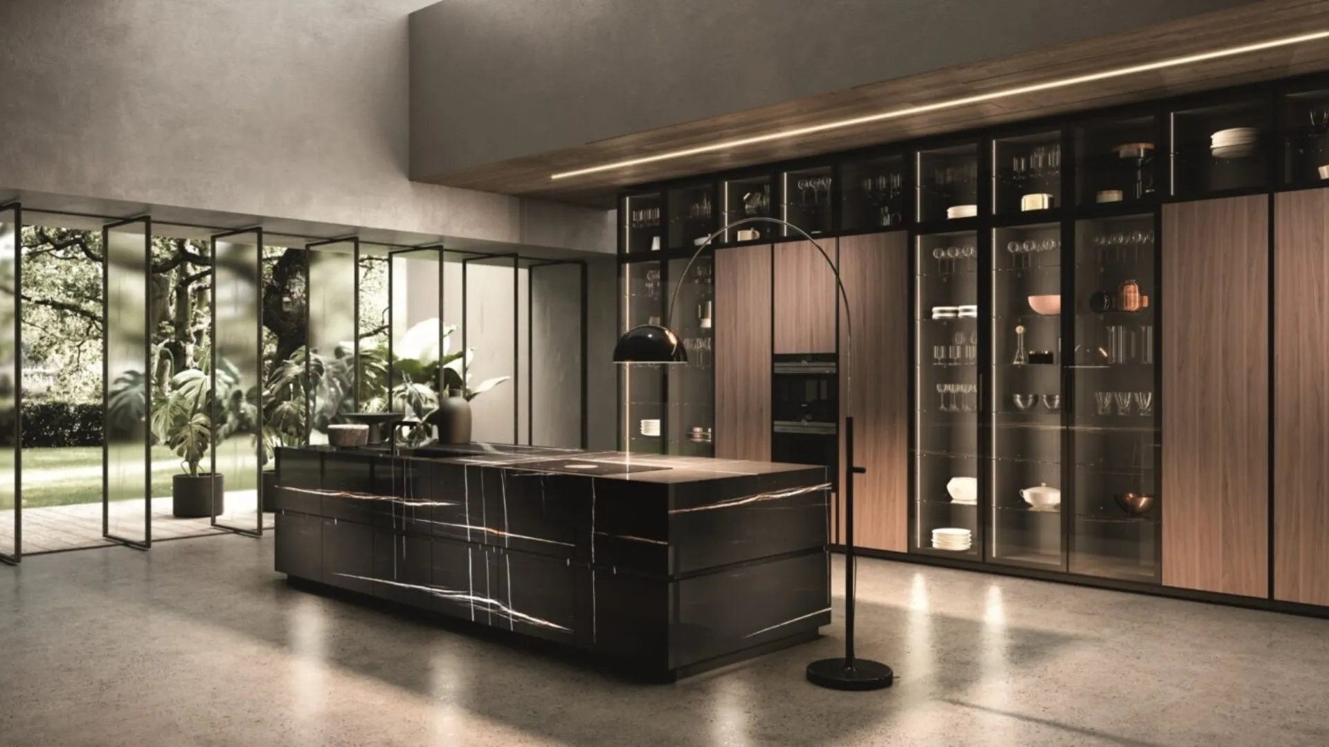 Cucina Design con isola Contempora di Aster Cucine