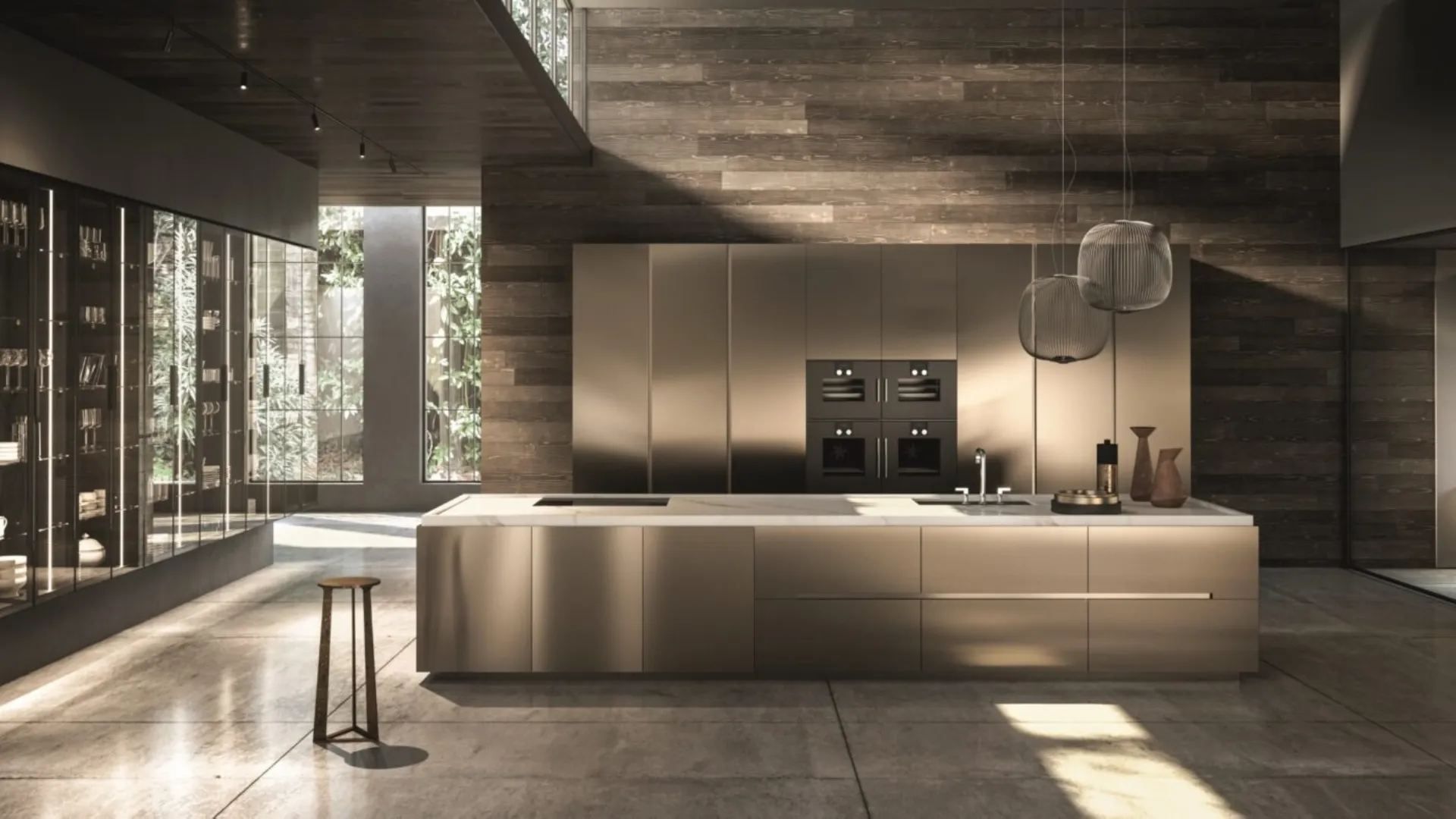 Cucina Design con isola Contempora di Aster Cucine