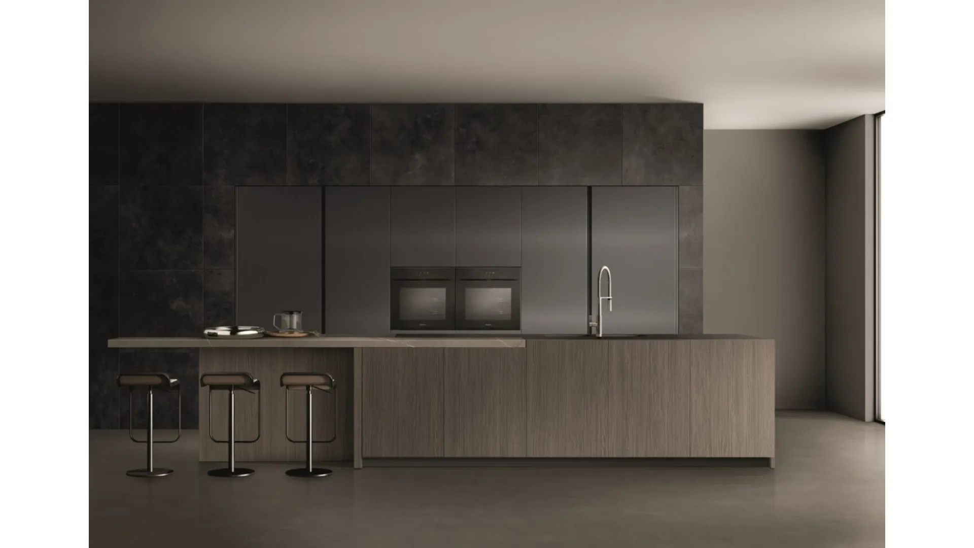 Cucina Design con isola Contempora di Aster Cucine