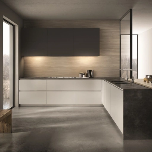 Cucina Design Contempora con penisola di Aster Cucine