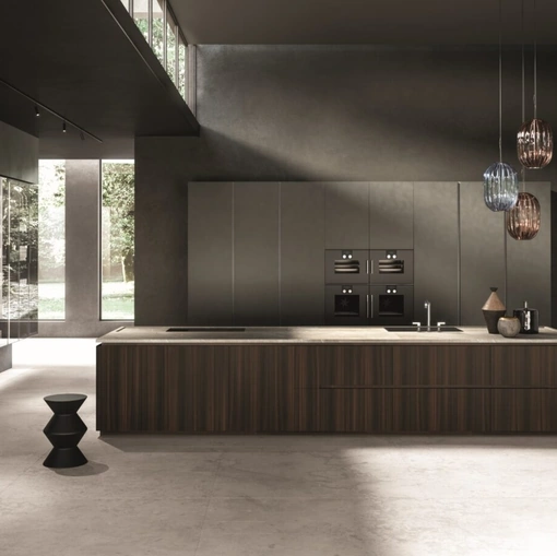 Cucina Design Contempora in legno di Aster Cucine