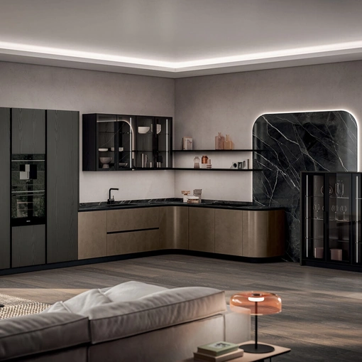 Cucina Design Domina angolare di Aster Cucine