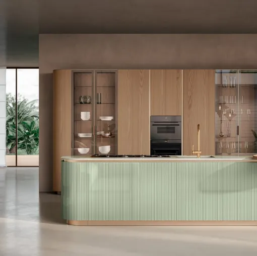 Cucina Design con isola Domina di Aster Cucine