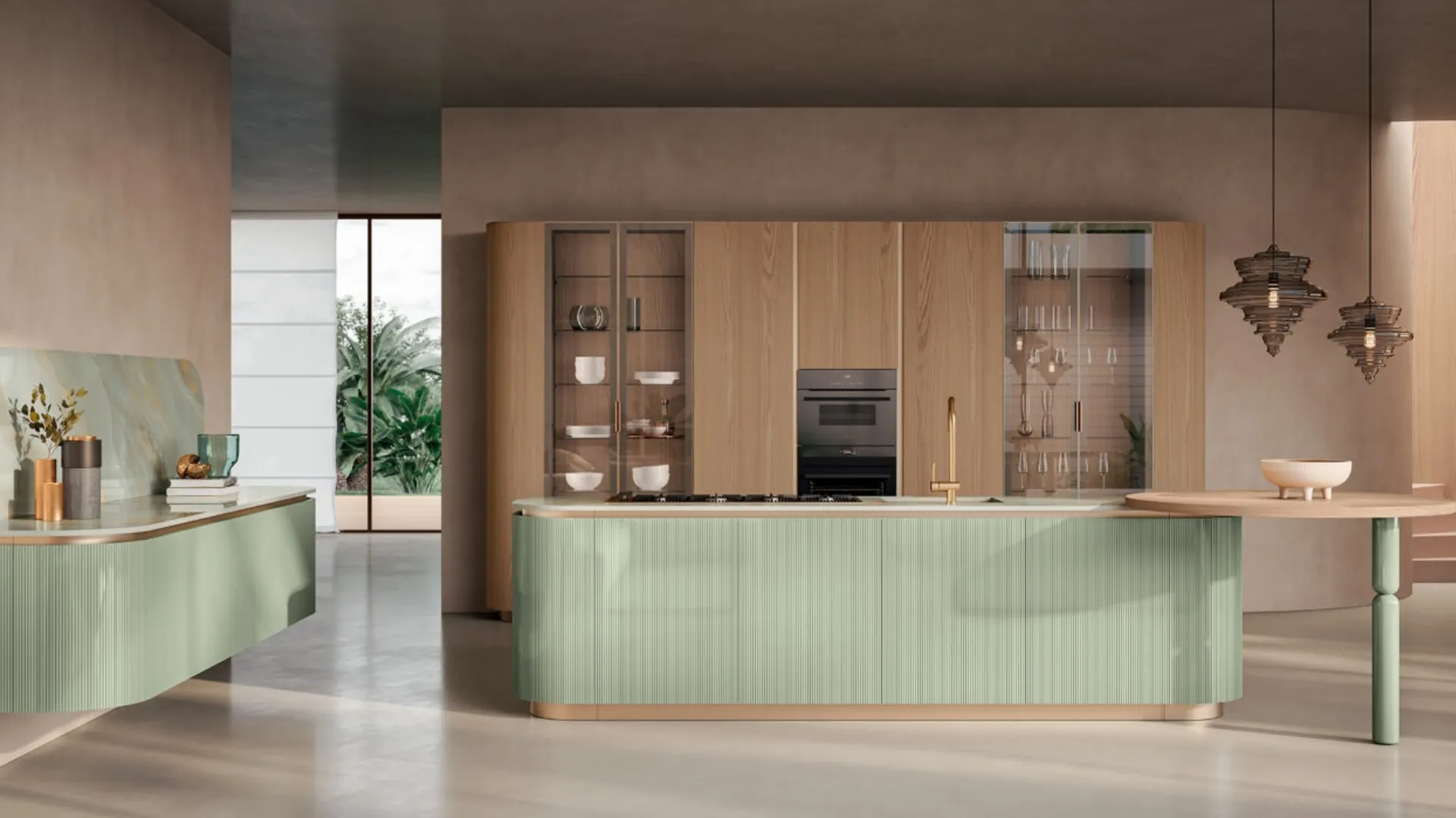 Cucina Design con isola Domina di Aster Cucine