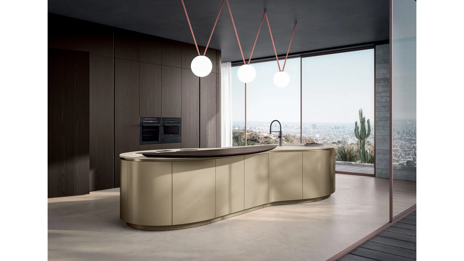 Cucina Design con isola Domina di Aster Cucine