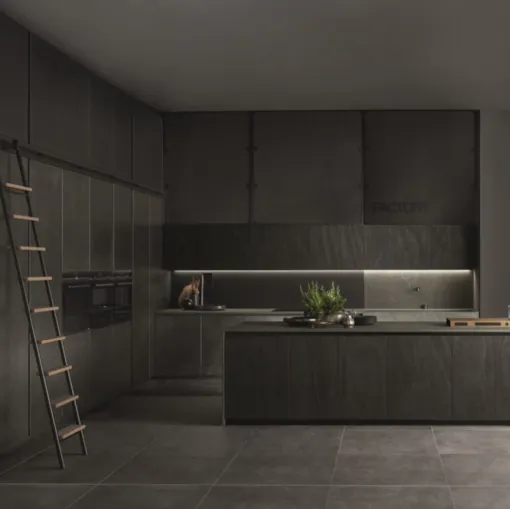 Cucina Design con isola Factory di Aster Cucine